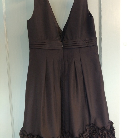 Sexy black taffeta dress size 4 - Picture 4 of 10